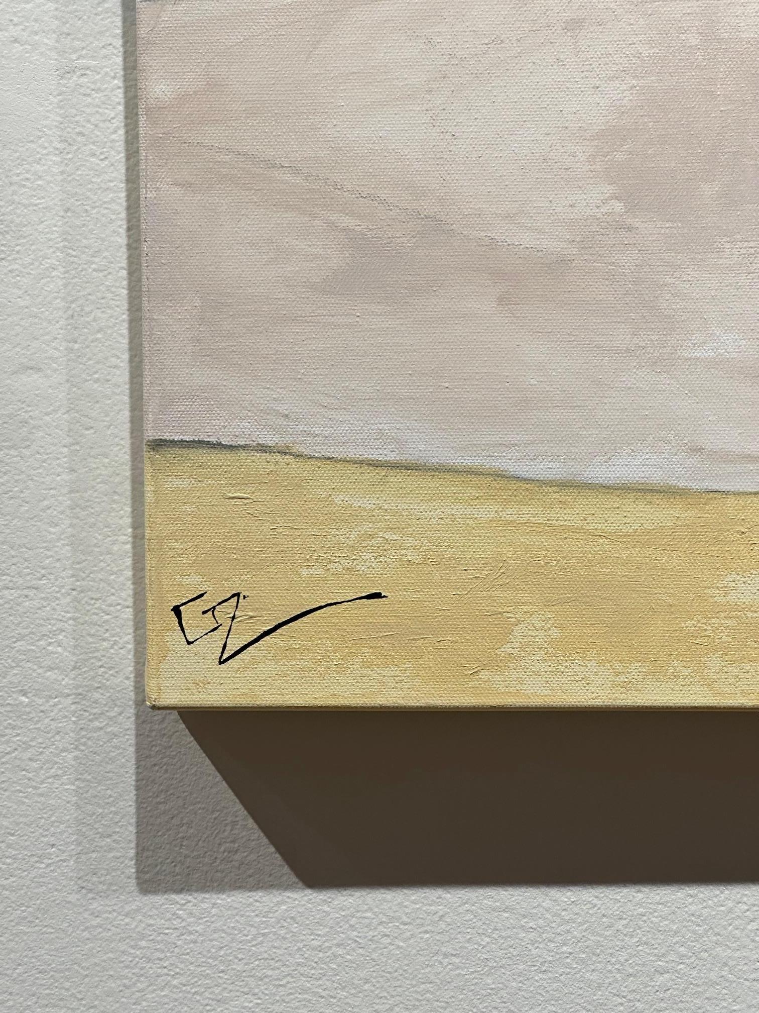 Gary Zack, „Classic Orange“, Frauenporträt mit orangefarbenem Hut, Ölgemälde 36x36 im Angebot 6