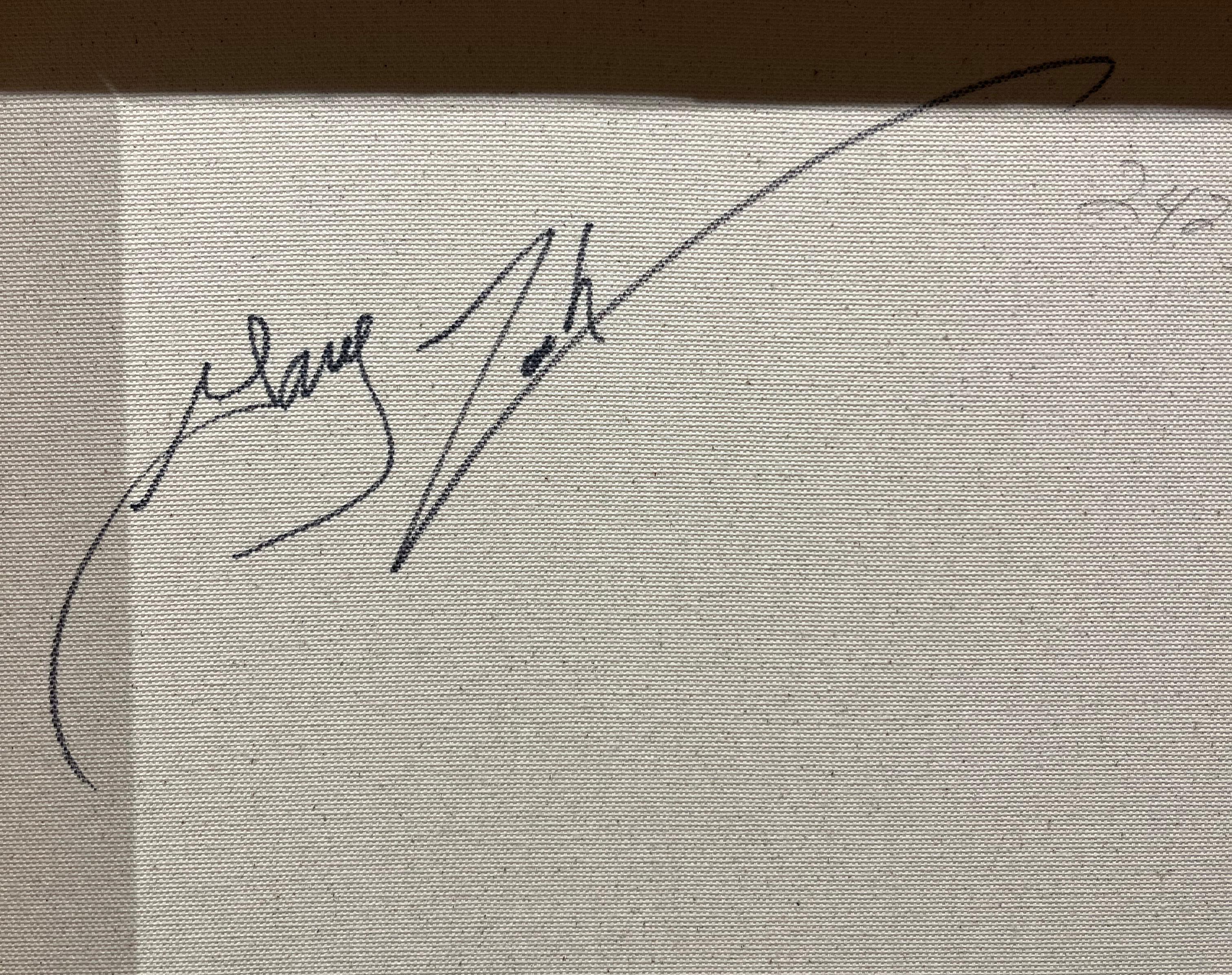 Gary Zack, „Winter“, 60x15 Atmosphärisches Ölgemälde eines jahreszeitlichen Baumes, Ölgemälde auf Leinwand im Angebot 3