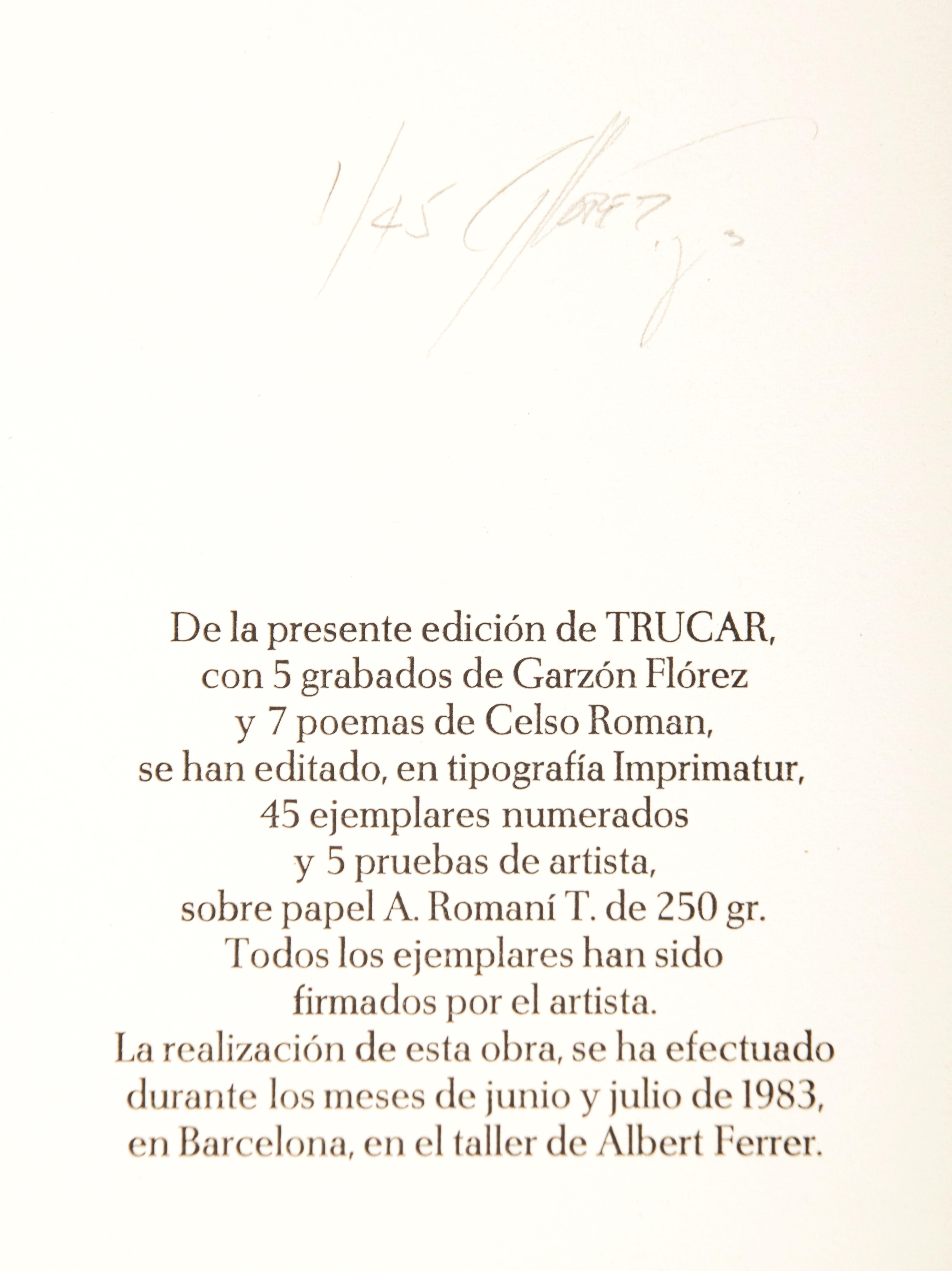 Garzon Florez & Celso Roman TRUCAR Buch (Drucke und Poesie) im Angebot 6