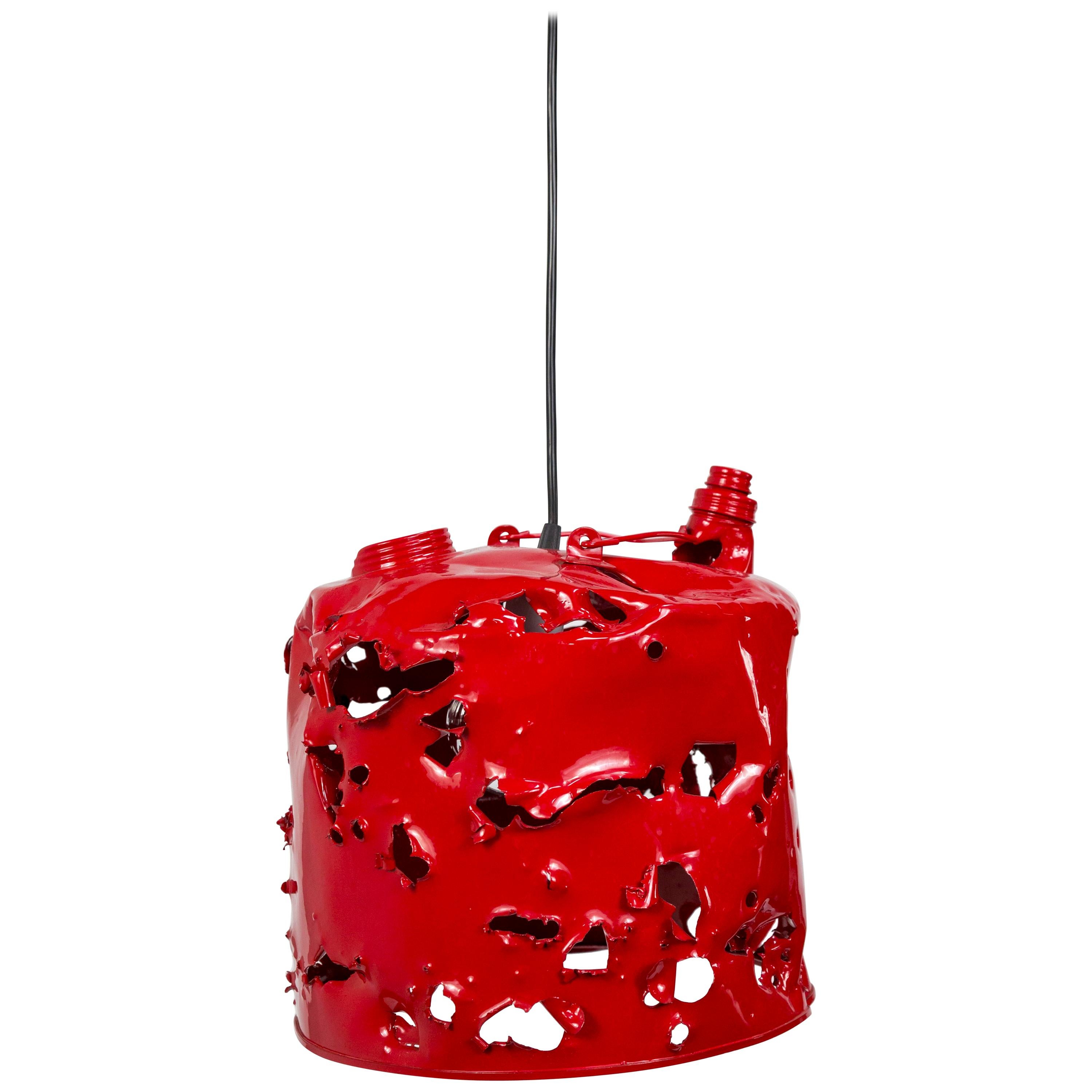 Gas Can Pendant Light by Charles Linder