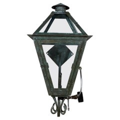 Gas Wall Hanging Copper Lantern
