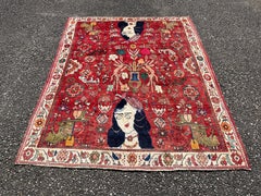 Gashgai Nomad Rug / Figurative Rug circa 1920
