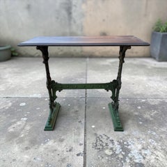 Gaskell & Chambers ornate cast iron side table from the 19th century.