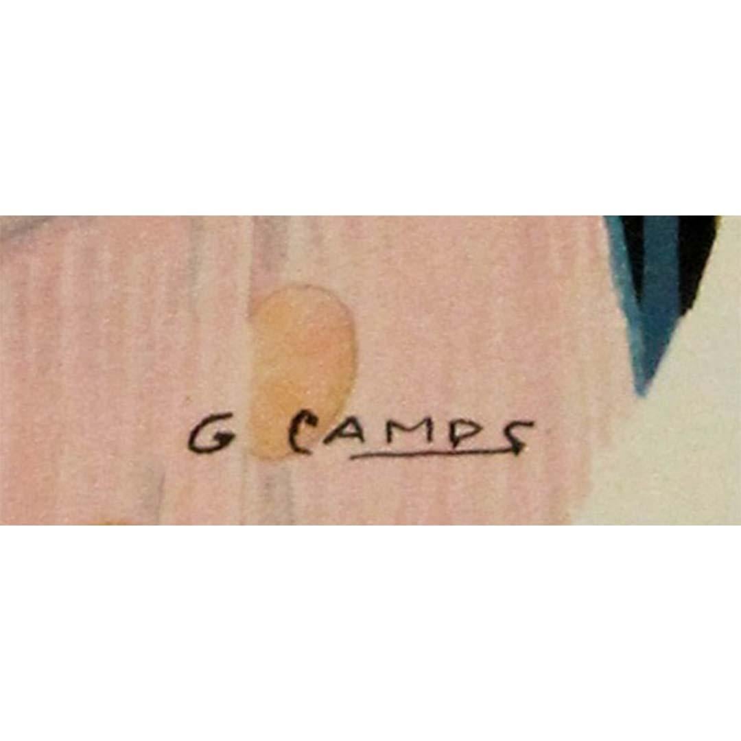 CIRCA 1920 original poser von Gaspar Camps : Collier-Elégante im Angebot 2