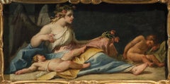 Allegory Sleep Diziani Paint 18th Century Oil on canvas Old master Mythological