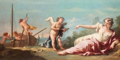 Siglo XVIII por Gaspare Diziani Venus con Cupido Óleo sobre lienzo
