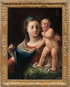 Gaspare Diziani (Venetian Rococò) - 18th century figure painting - Virgin Child