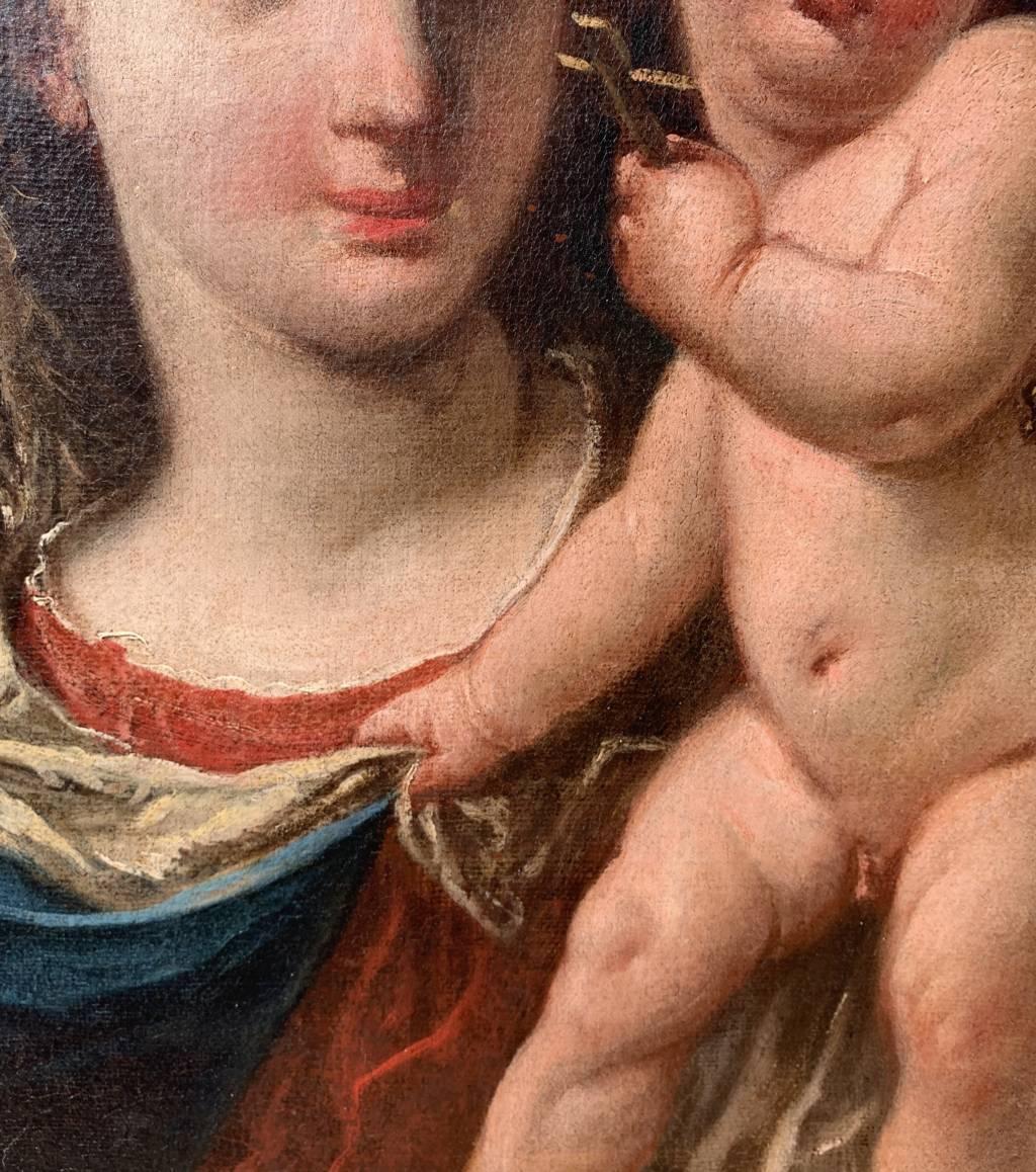 Gaspare Diziani (Venetian Rococò) - 18th century figure painting - Virgin Child For Sale 8