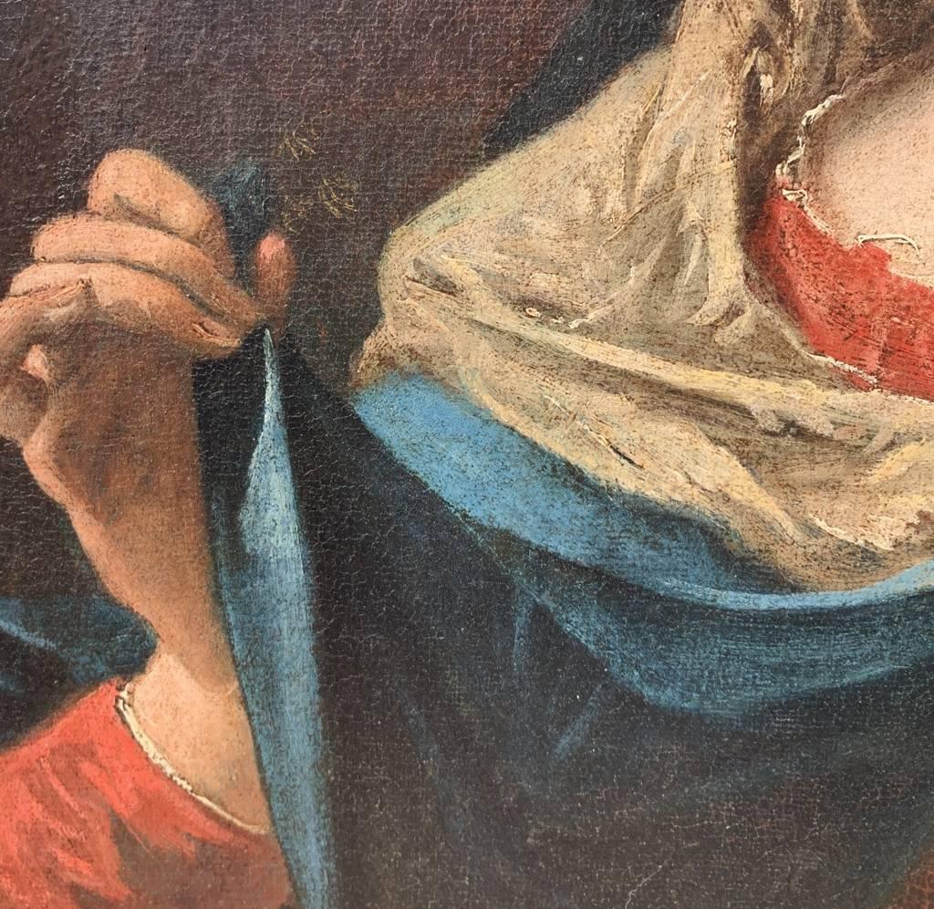 Gaspare Diziani (Venetian Rococò) - 18th century figure painting - Virgin Child For Sale 9