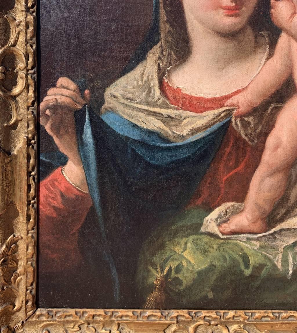 Gaspare Diziani (Venetian Rococò) - 18th century figure painting - Virgin Child For Sale 4