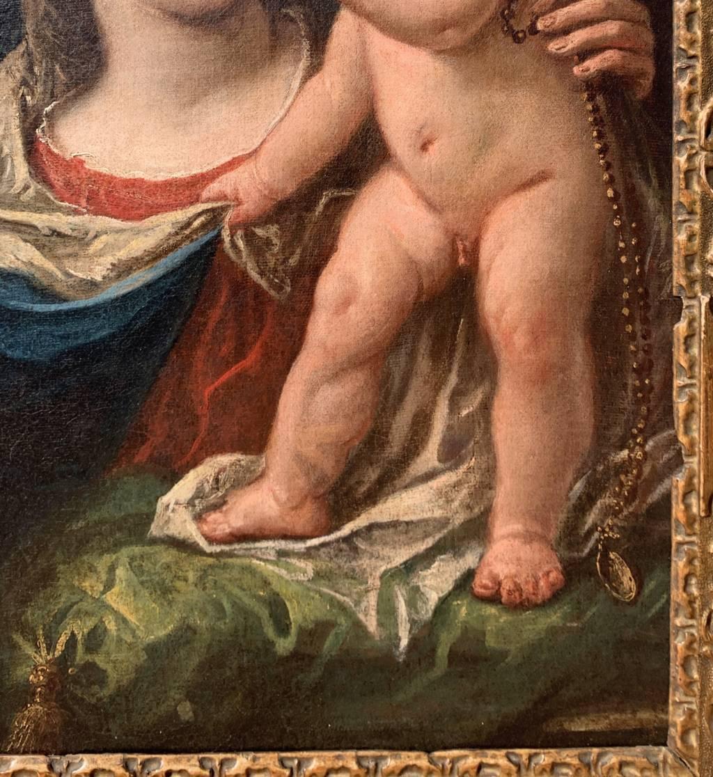 Gaspare Diziani (Venetian Rococò) - 18th century figure painting - Virgin Child For Sale 5