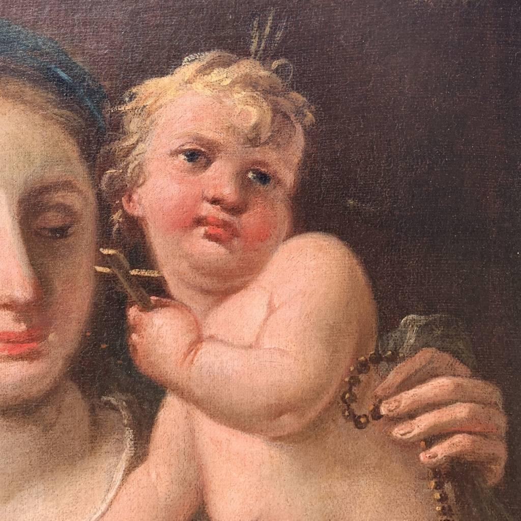 Gaspare Diziani (Venetian Rococò) - 18th century figure painting - Virgin Child For Sale 7