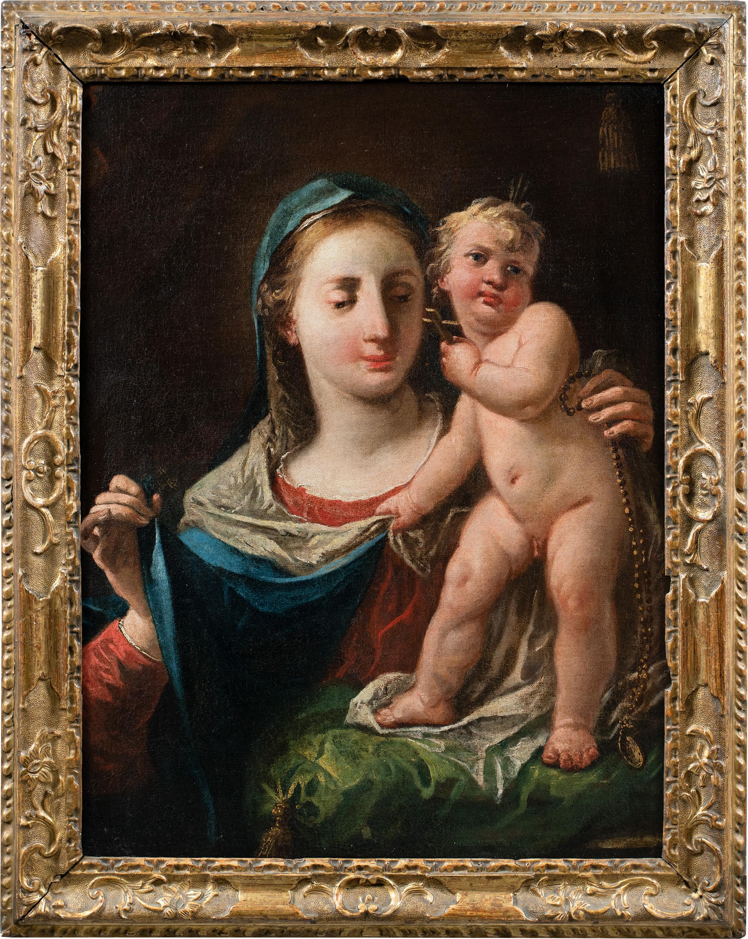Gaspare Diziani (maestro Rococó veneciano) - Pintura de figuras del siglo XVIII - Virgen