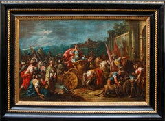 Gaspare Diziani, The Triumph of Alexander the Great in Babylon – The Rape of the Sabine Women