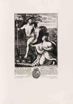 Noli me Tangere - Etching by Gaspare Massi - Early 18th Century
