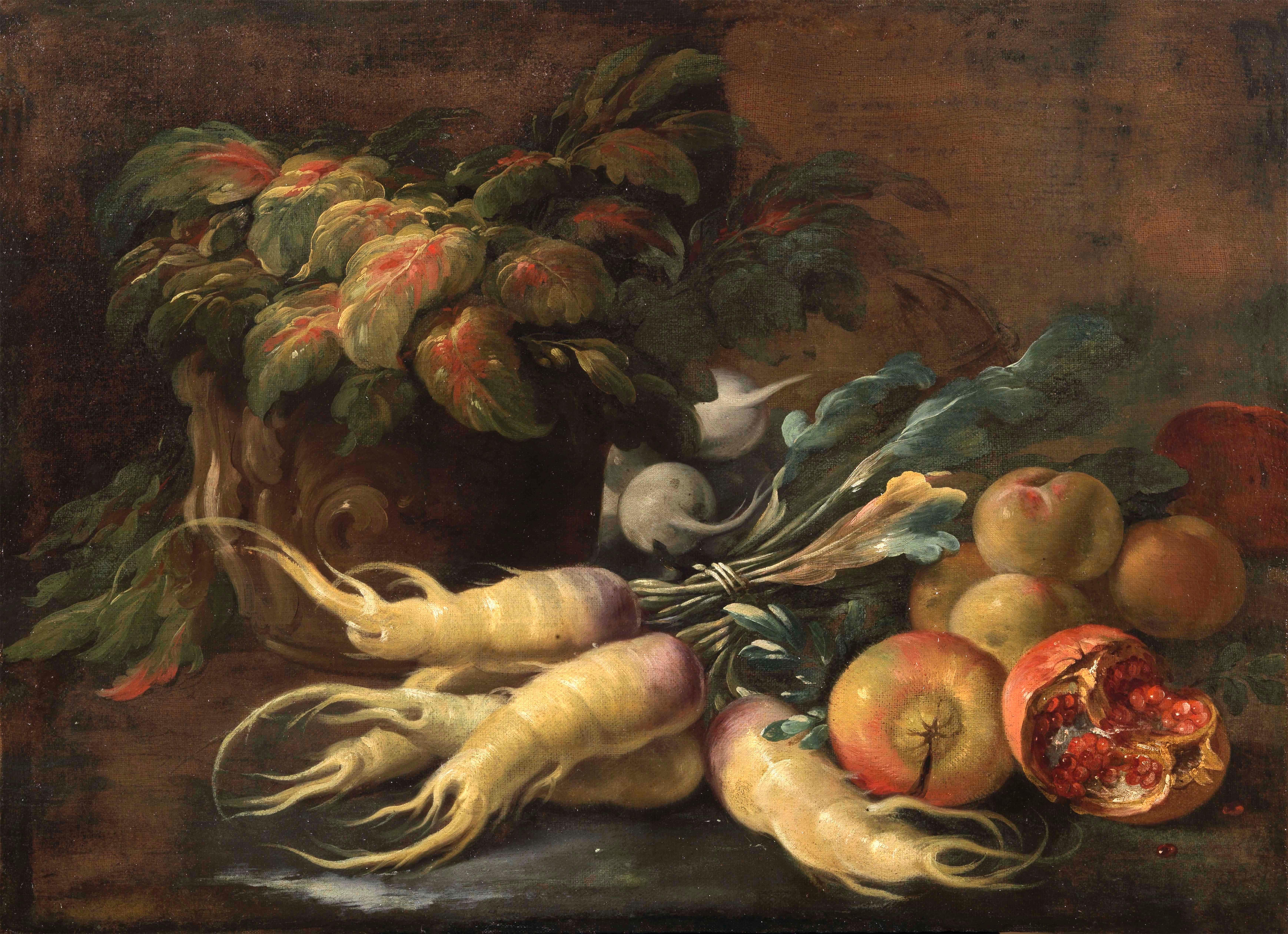 Two Exceptional Italian 18th Century Still-Life Paintings by Lopez & Houbraken 6