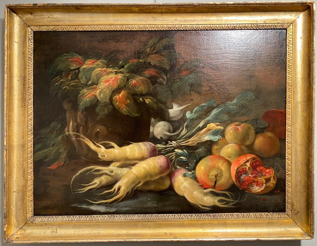 Two Exceptional Italian 18th Century Still-Life Paintings by Lopez & Houbraken 7