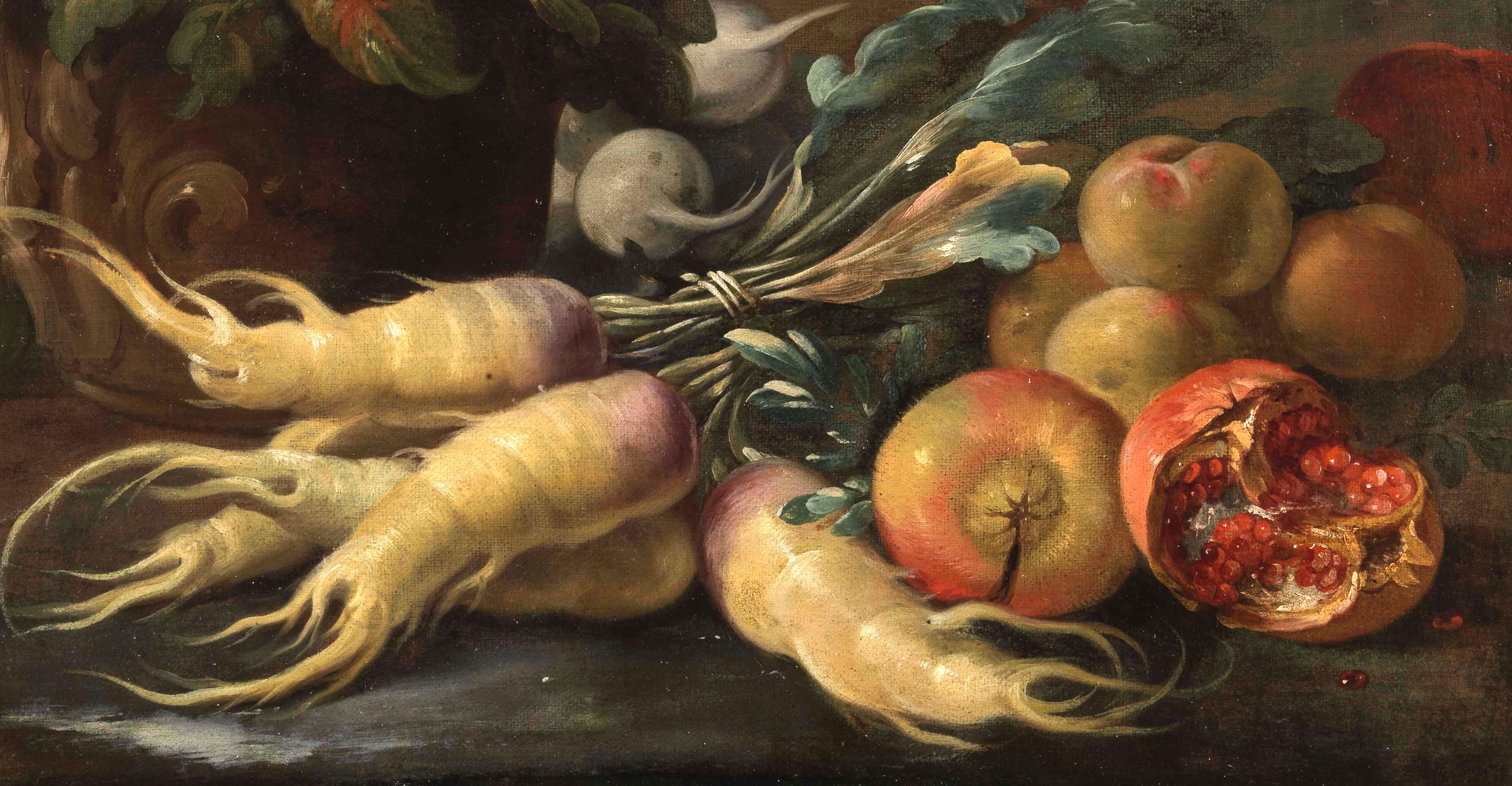 Two Exceptional Italian 18th Century Still-Life Paintings by Lopez & Houbraken 4