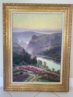 River Valley Landscape at Dawn