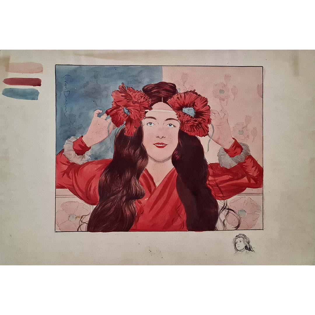 The turn of the 20th century, known as the Belle Époque, was a period of cultural and artistic flourishing in Europe, particularly in France. Among the many artists who captured the spirit of this era was Gaston Darbour. His circa 1900 gouache