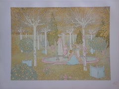 In the Park - Original lithograph (1897/98)