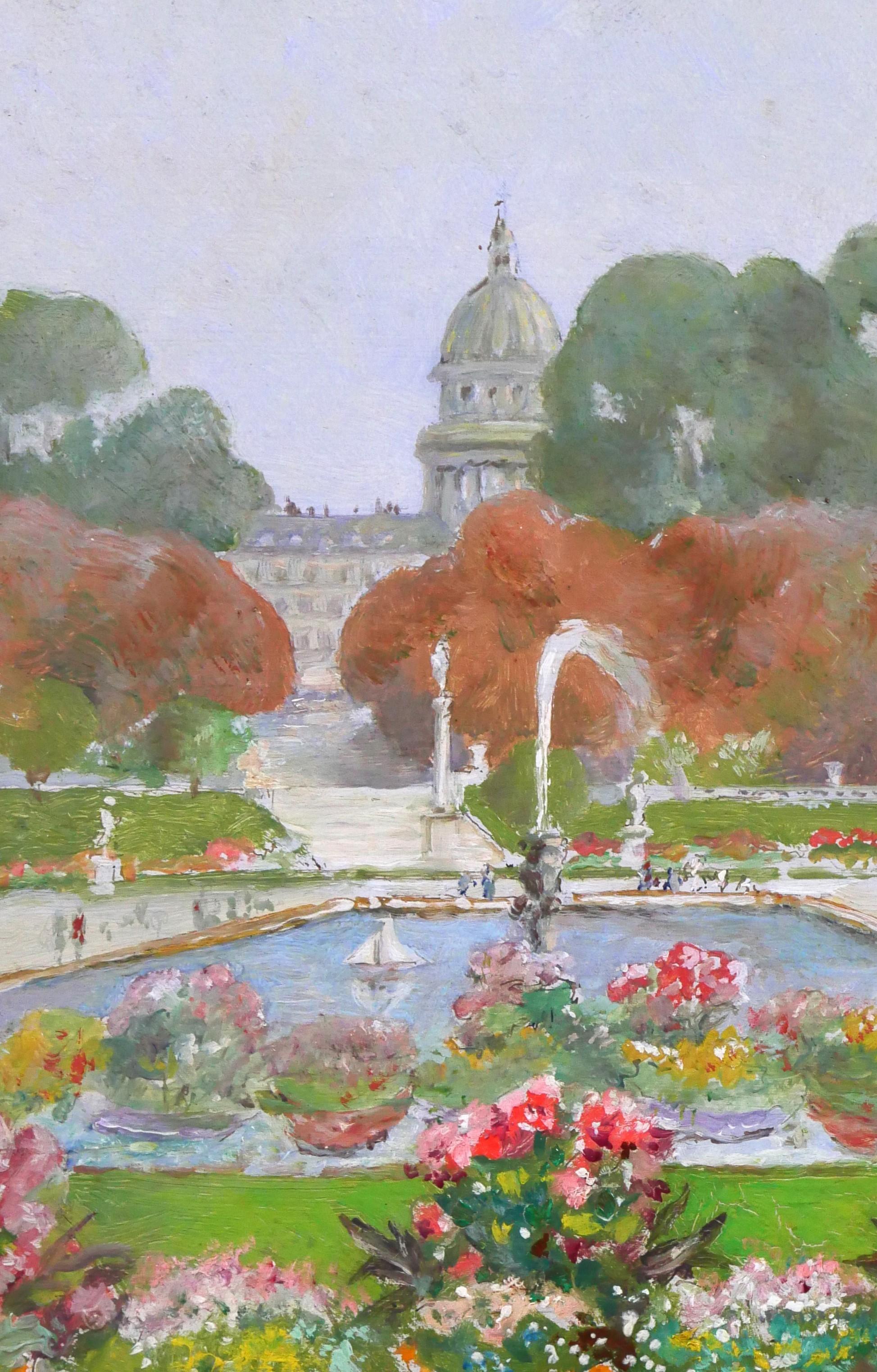 Paris, the Luxembourg Garden and the Pantheon For Sale 1