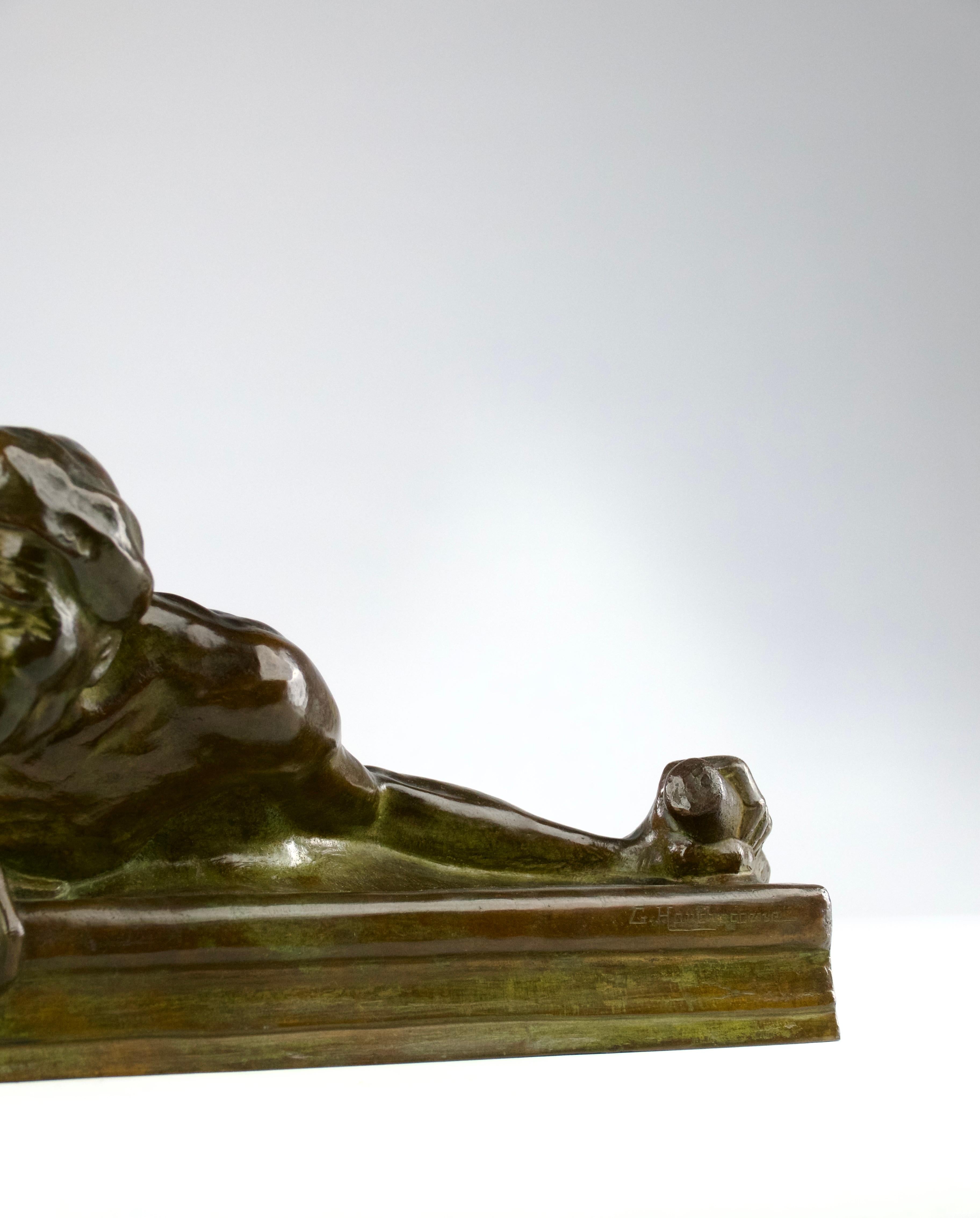 Gaston Hauchecorne, Malay Pirate Bronze Sculpture, France 1900s For Sale 8