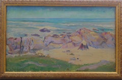 The Beach Hut,  cliffs in Brittany