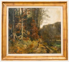 Gaston Haustrate (1878-1949) - Early 20th Century Oil, The Grove