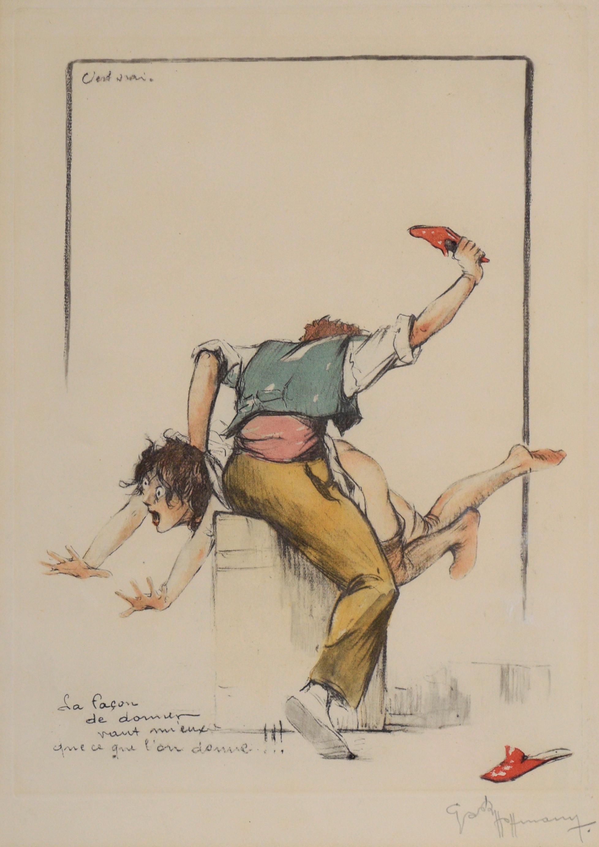 norman rockwell spanking