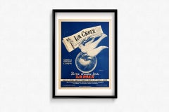 Originalplakat von Gaston Jacquement zur Förderung der Zeitung „La Croix“ aus dem Jahr 1949