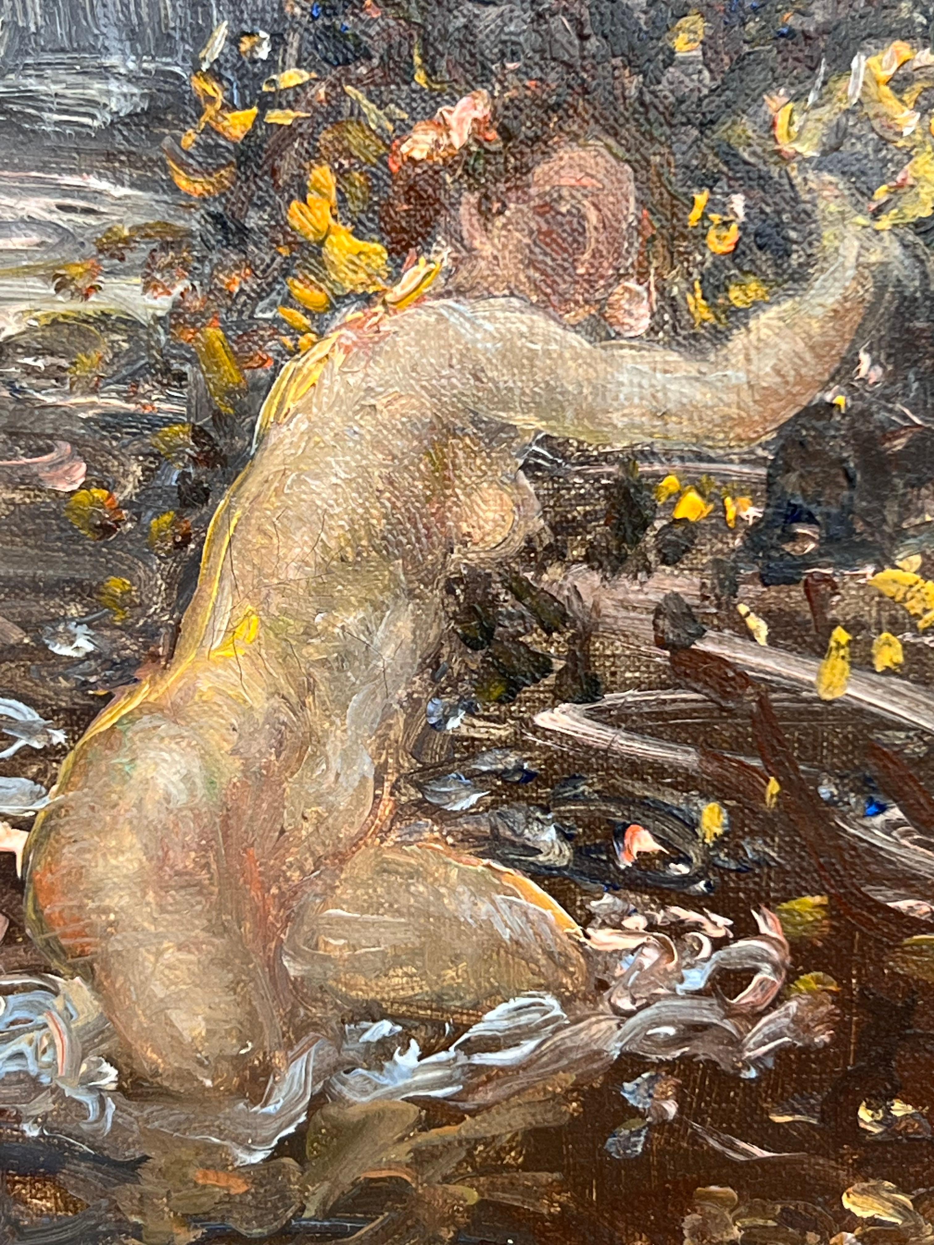 Gaston La Touche, L'Après-midi d'un faune, huile sur toile For Sale 19