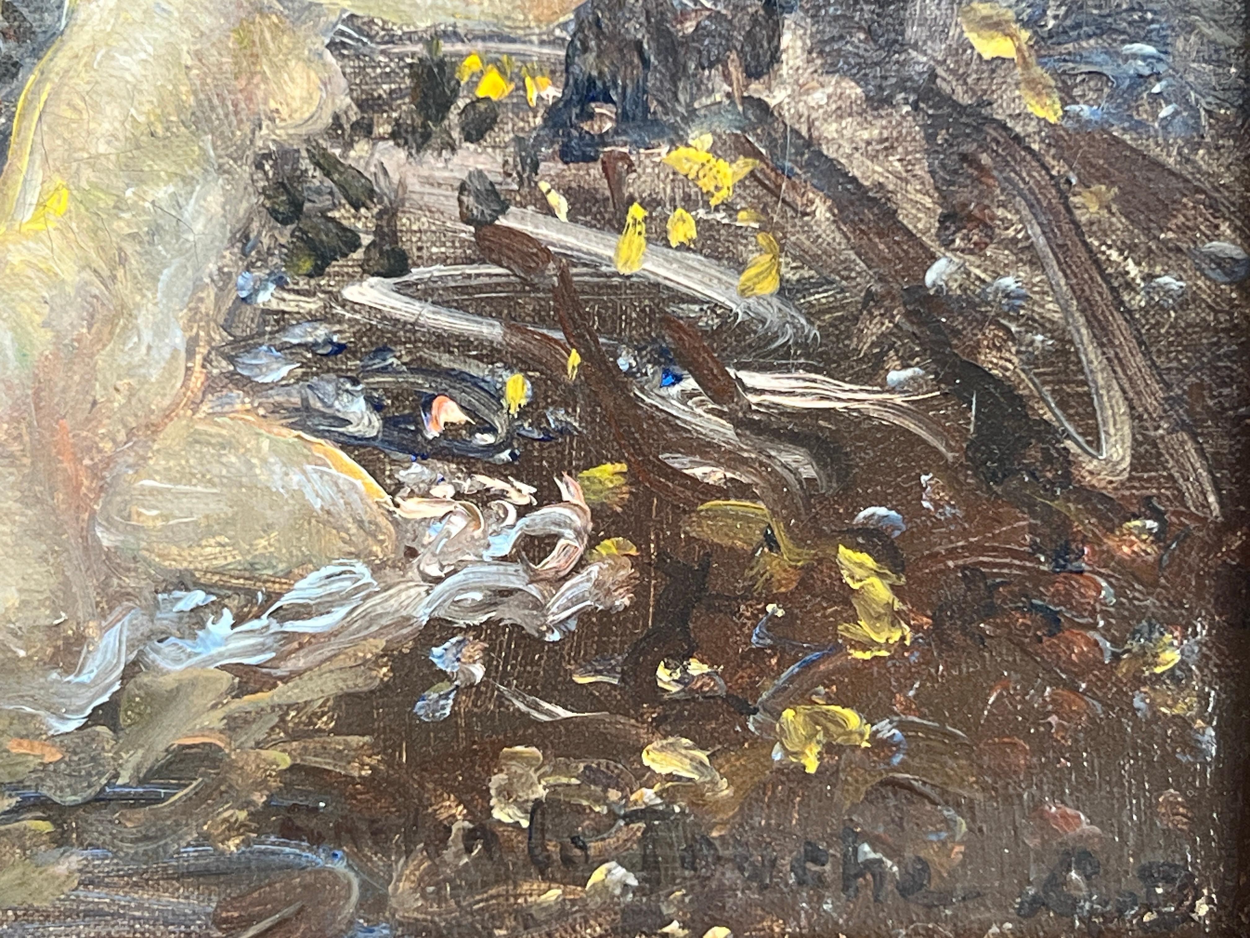 Gaston La Touche, L'Après-midi d'un faune, huile sur toile For Sale 2
