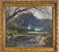 Gaston La Touche, L'Après-midi d'un faune, huile sur toile