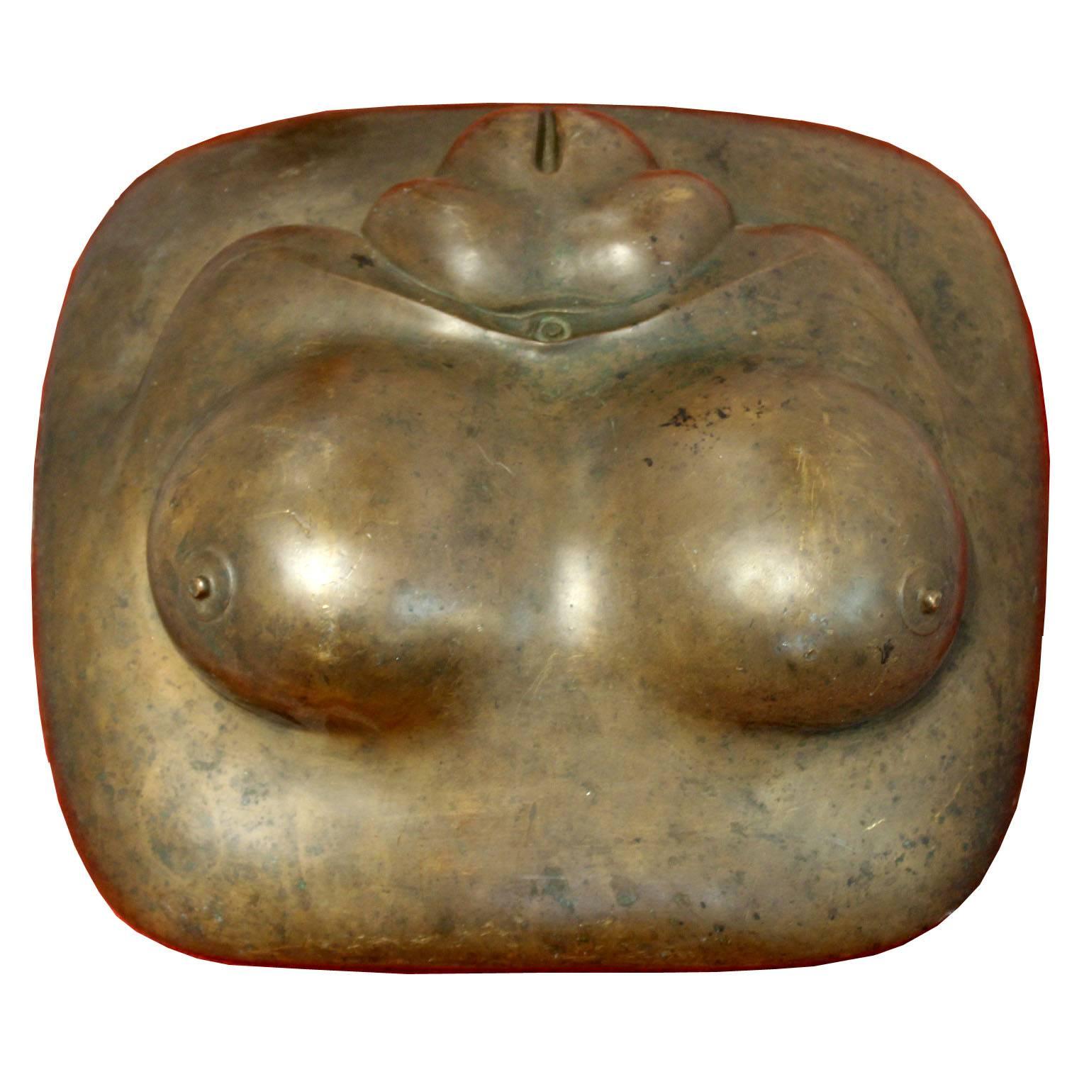 Gaston Lachaise Bronze Sculpture Reclining Female Torso