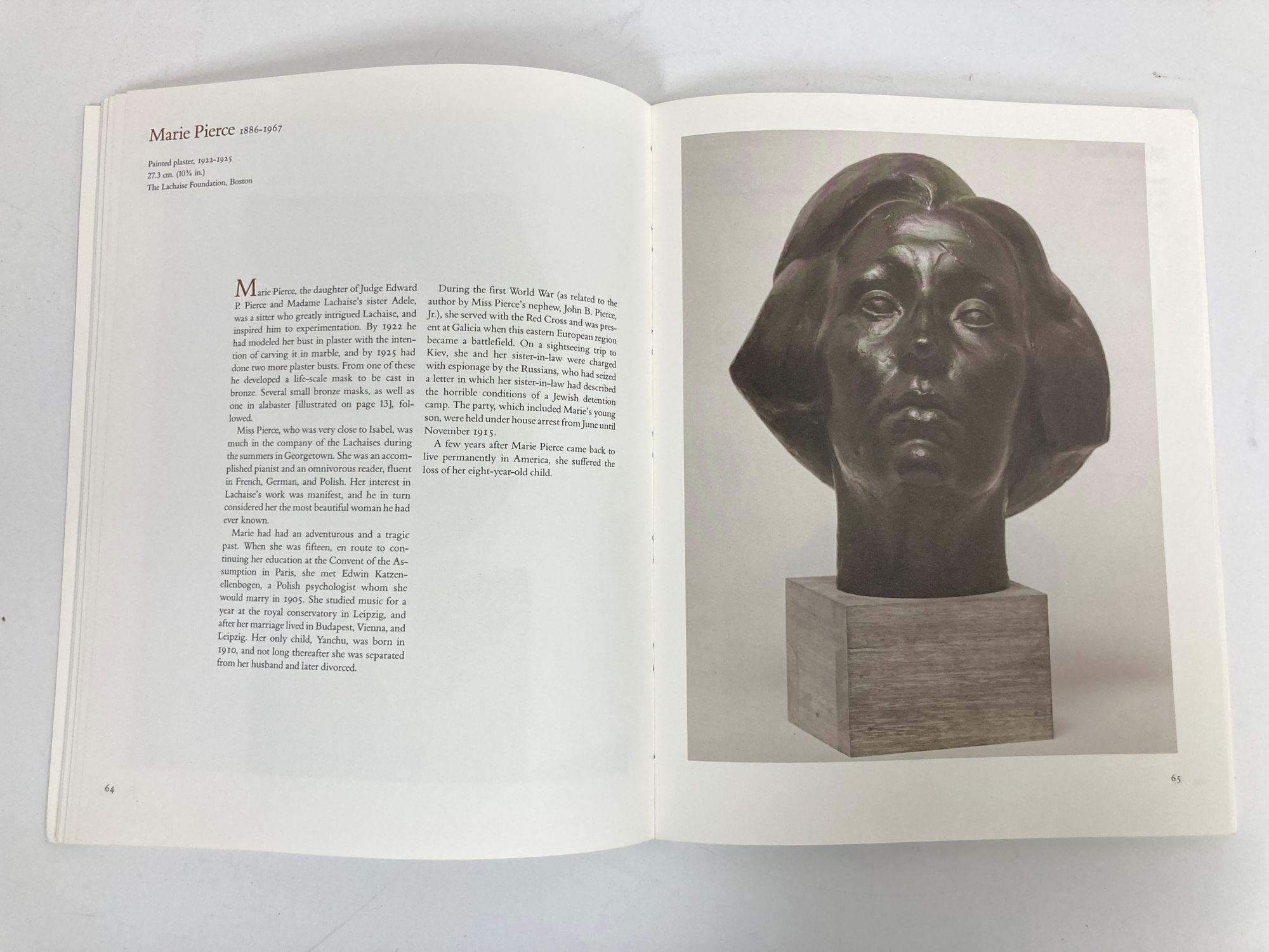 Paper Gaston Lachaise: Portrait Sculpture by Carolyn Kinder Carr Softcover Book 1985 For Sale