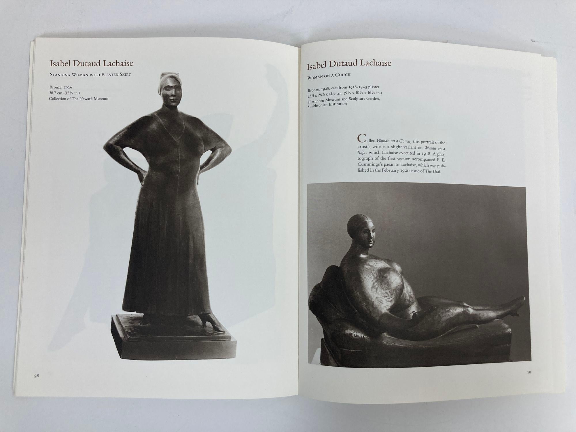 Gaston Lachaise: Portrait Sculpture by Carolyn Kinder Carr Softcover Book 1985 For Sale 2