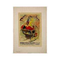 1896 Original lithographic poster : Pour les pauvres de France et de Russie