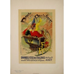 1896 Original lithographic poster : Pour les pauvres de France et de Russie