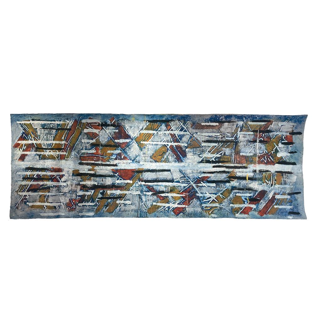 Fine XX secolo Gaston Planet, sans titre, 1977, Vinyle sur toile in vendita