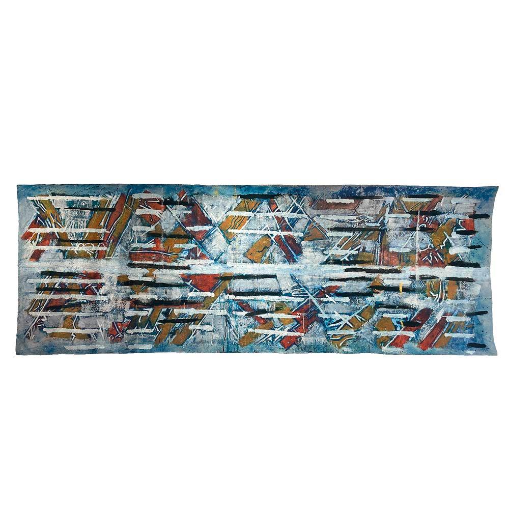 Acrilico Gaston Planet, sans titre, 1977, Vinyle sur toile in vendita