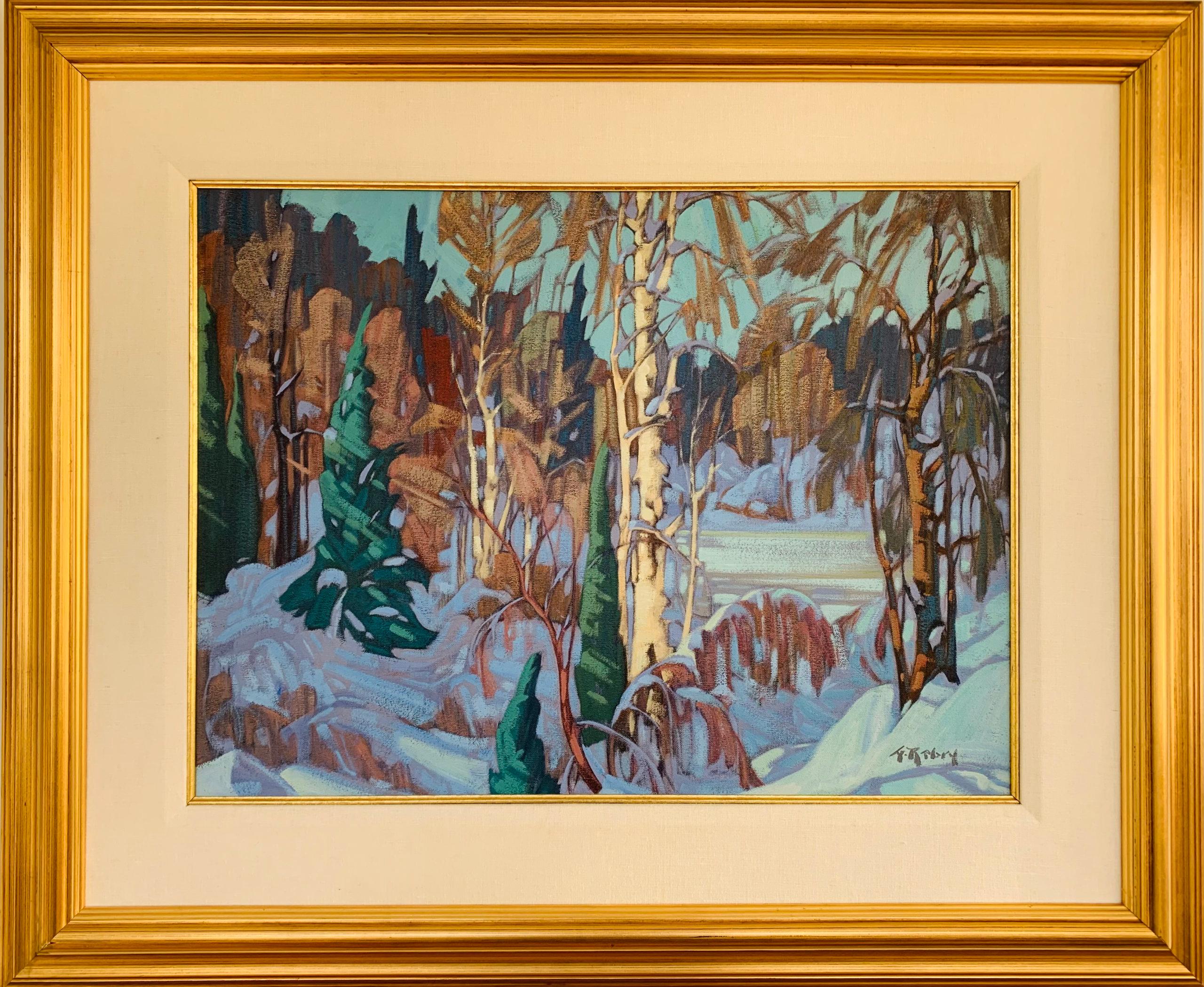 Paysage du Qubec - Painting de Gaston Rebry