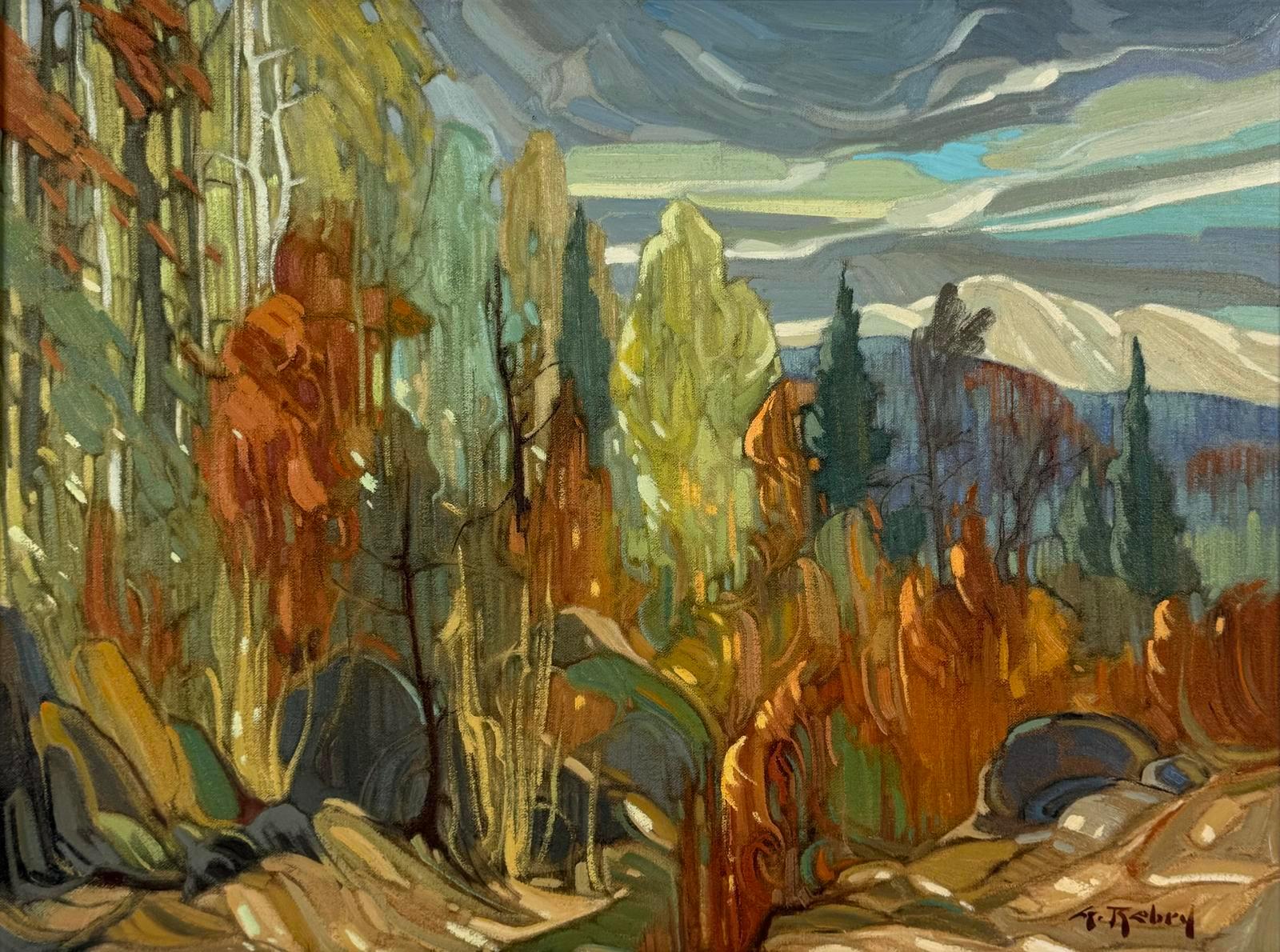 Gaston Rebry Landscape Painting - Quebec landscape