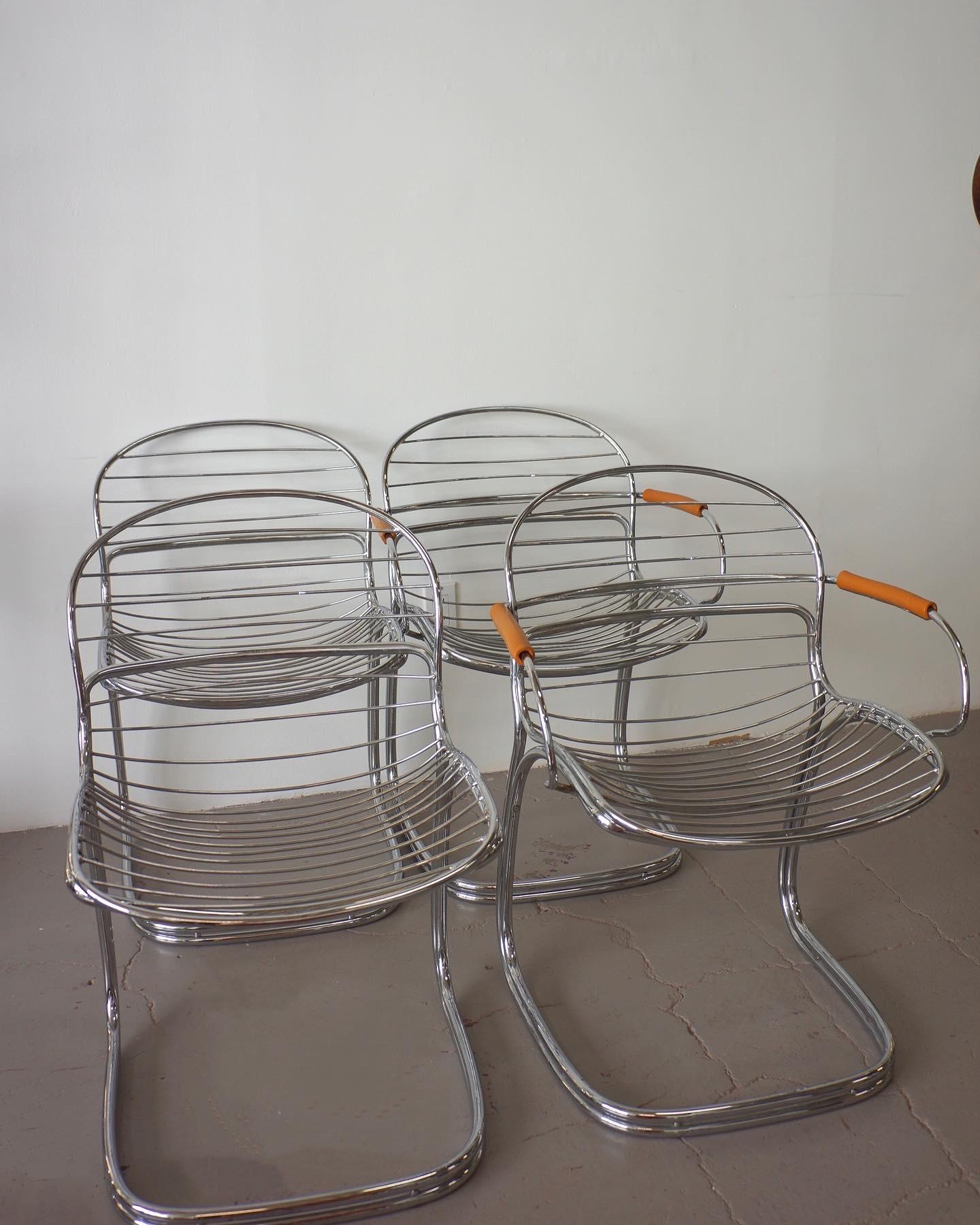 Late 20th Century Gaston Rinaldi ‘Sabrina’ chairs 