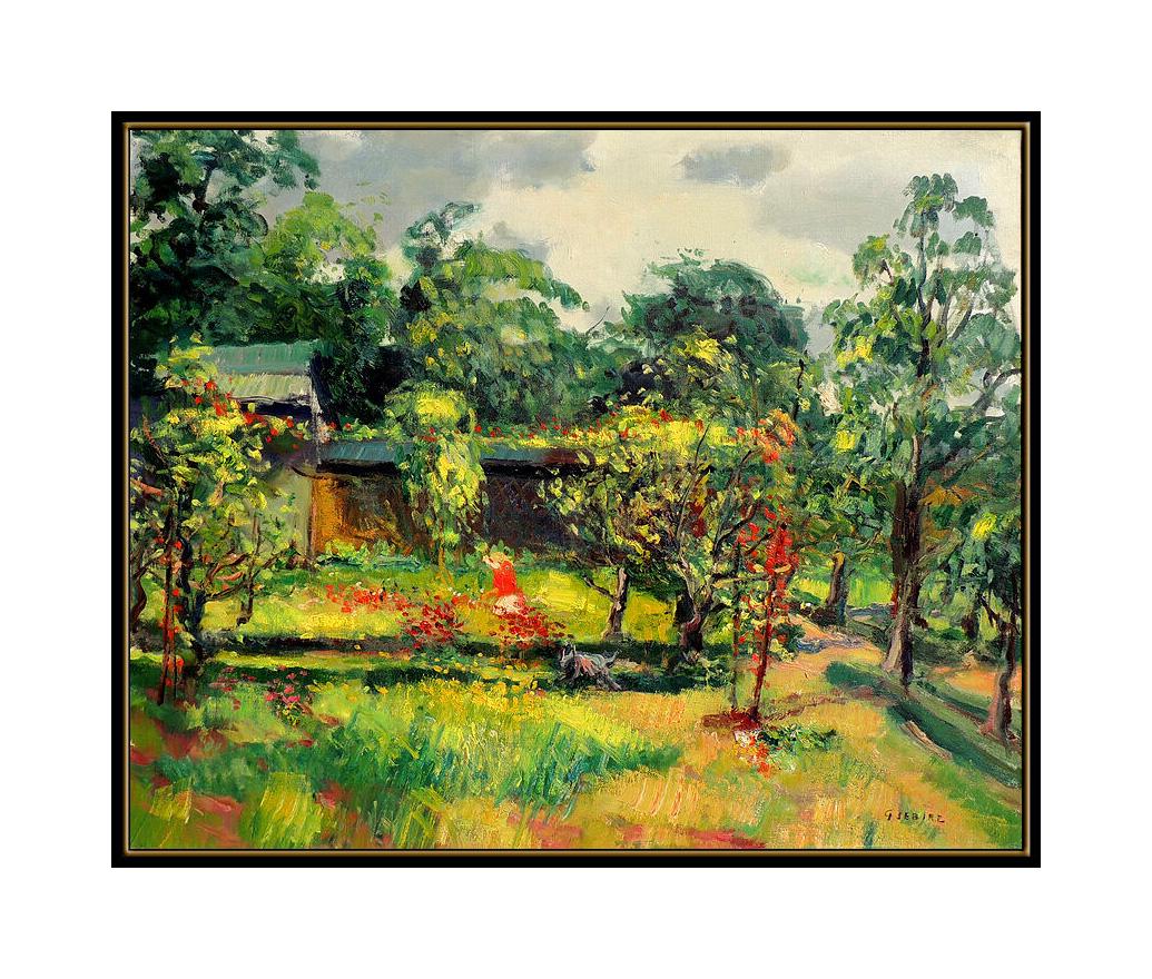 Gaston Sebire Authentic & Large Oil Painting on Canvas, Framed in its original Hand-made moulding as selected by the artist and listed with the Submit Best Offer option

Accepting Offers Now: The item up for sale is a spectacular and bold Oil on