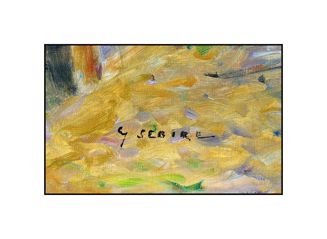 GASTON SEBIRE Painting Oil On Canvas LARGE Original Signed French Artwork For Sale 1