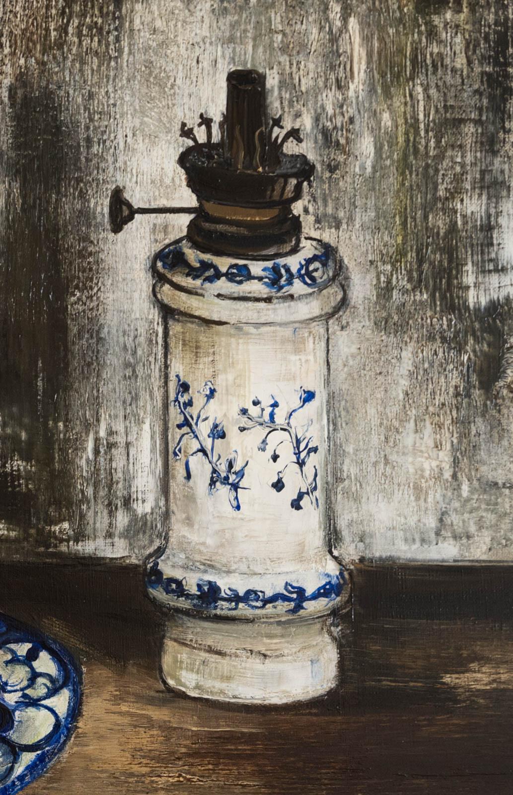 Nature morte aux poires e lampe à pétrole 1