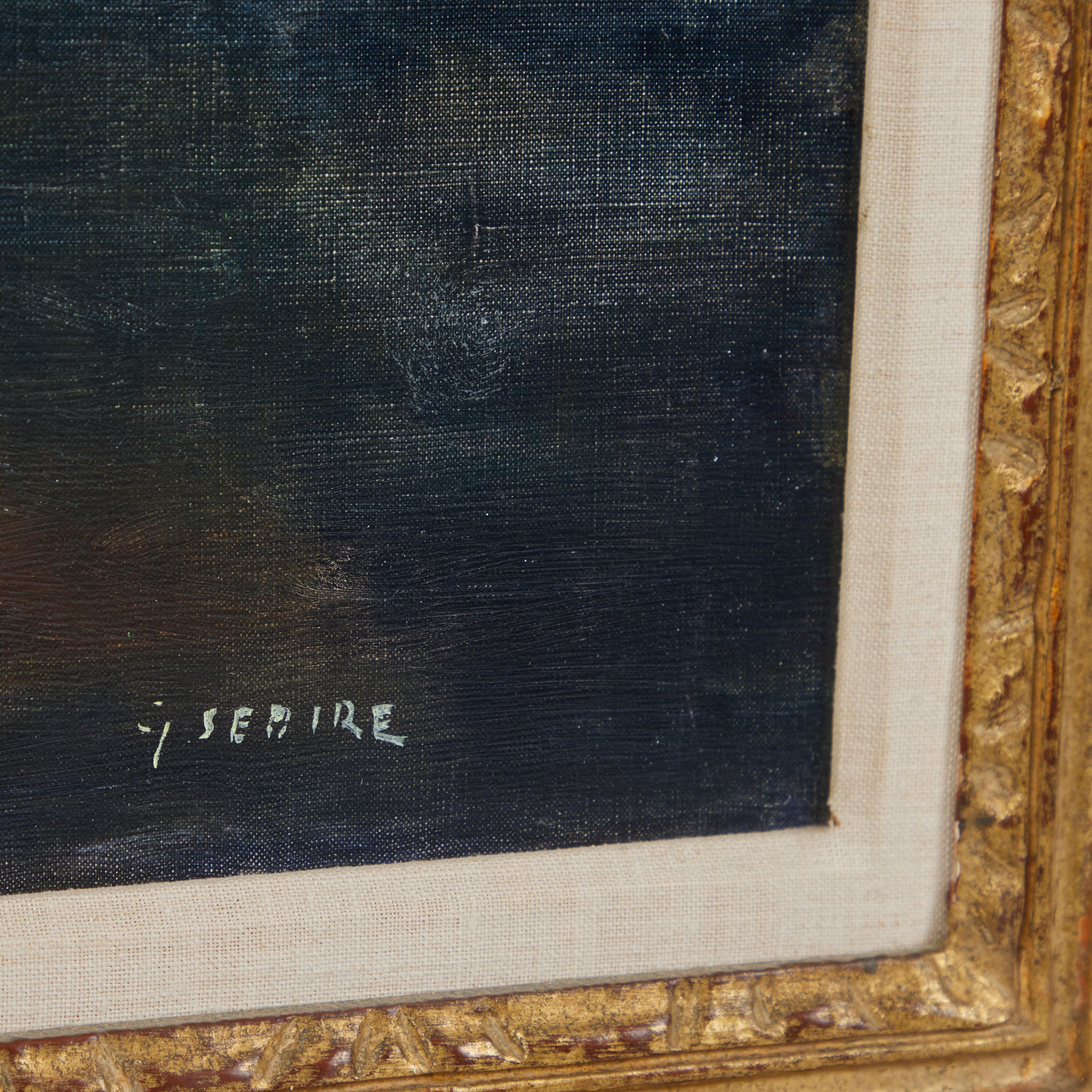 Il s'agit d'une superbe huile sur toile de Gaston Sébire intitulée 