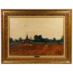 Gaston Sebire Signed French Oil Landscape