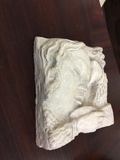 Small Art Deco Bas-Relief in Plaster, Signed,  G. WATKIN  1942